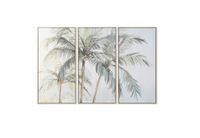 Set of 3 palm painting