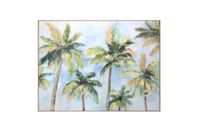 palm tree painting multicolor