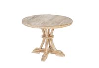round dining table in mango wood