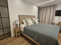 Master bedroom with continental bed