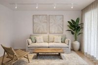 Santanyi linen sofa in relaxed Mediterranean living space – Lifestyle Mallorca Santanyi linen sofa in relaxed Mediterranean living space – Lifestyle Mallorca