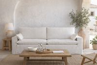 Symphony linen sofa with removable covers handcrafted in Spain Symphony linen sofa with removable covers handcrafted in Spain